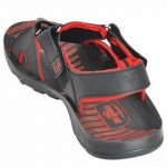 Men's Red Colour Synthetic Leather Sandals