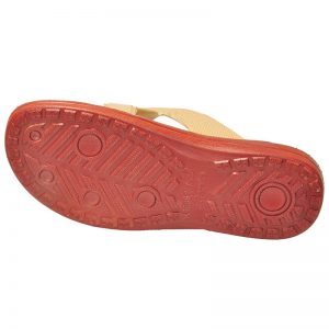 Men's Cream Colour Rubber Sandals
