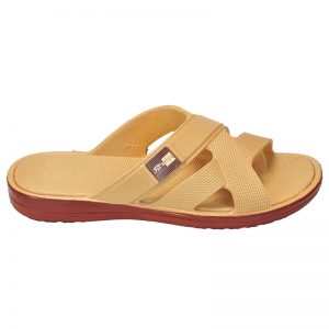 Men's Cream Colour Rubber Sandals