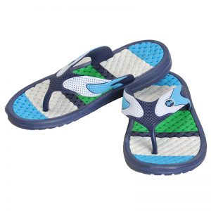 Kid's Sky Blue Colour PVC Flip Flops