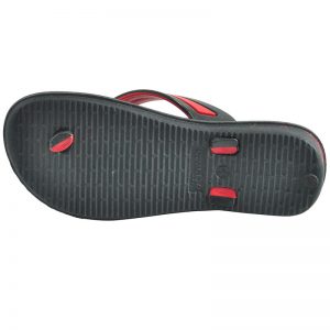 Kid's Black & Red Colour Synthetic Sandals