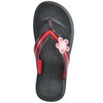 Kid's Black & Red Colour Synthetic Sandals