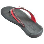 Kid's Black & Red Colour Synthetic Sandals