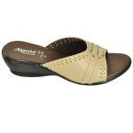 Women's Brown & Beige Colour Synthetic Sandals