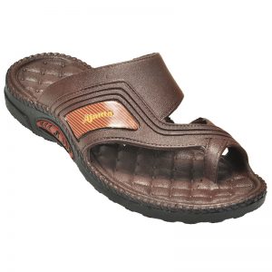 Men's Brown Colour PVC Sandals