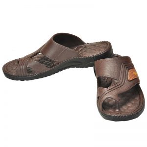 Men's Brown Colour PVC Sandals