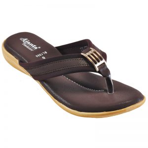 Women's Brown Colour Synthetic Leather Sandals