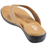 Women's Beige Colour Synthetic Leather Sandals