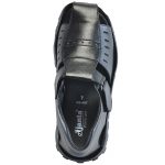 Men's Black Colour Synthetic Leather Sandals