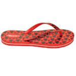 Women's Red & Black Colour EVA Flip Flops