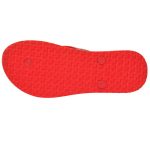 Women's Red & Black Colour EVA Flip Flops