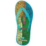 Women's Multicolored EVA Flip Flops