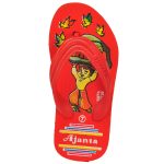 Kid's Red Colour EVA Flip Flops