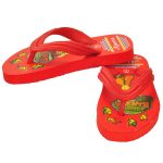 Kid's Red Colour EVA Flip Flops