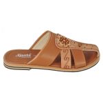 Men's Brown Colour Synthetic Leather Kolhapuri Chappals