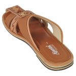 Men's Brown Colour Synthetic Leather Kolhapuri Chappals
