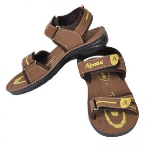 Kid's Brown Colour PU Sandals