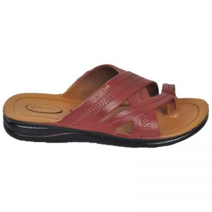 Men's Brown Colour PU Sandals