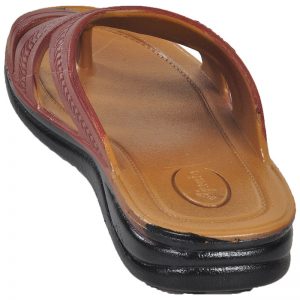 Men's Brown Colour PU Sandals