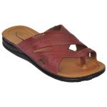 Men's Brown Colour PU Sandals