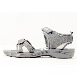 Men's Grey Colour Synthetic Sandals