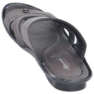 Men's Black Colour Leather Sandals