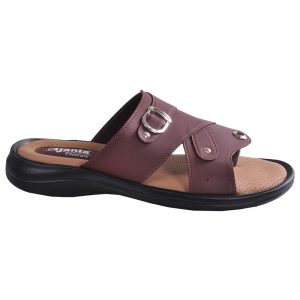 Men's Brown & Beige Colour Leather Sandals