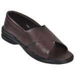 Men's Brown Colour Leather Peshawari Sandals