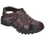 Men's Brown Colour Leather Sandals