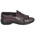 Men's Brown Colour Leather Peshawari Sandals