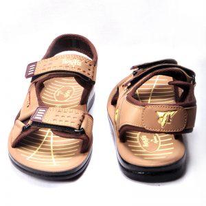 Men's Brown Colour PU Sandals