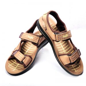 Men's Brown Colour PU Sandals