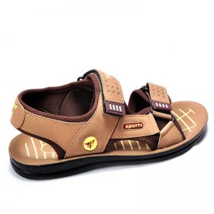 Men's Brown Colour PU Sandals