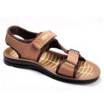 Men's Brown Colour PU Sandals