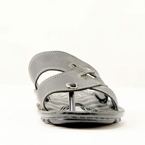 Men's Grey Colour PU Sandals