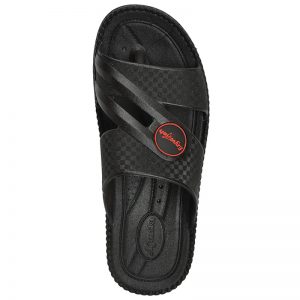 Men's Black Colour Rubber Sandals