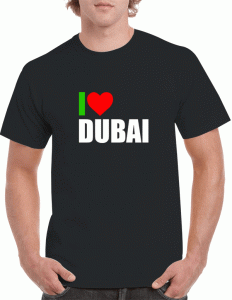 I Love DUBAI LED T-SHIRT