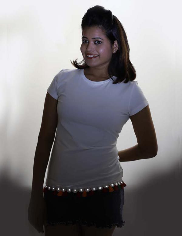 T-Shirt with Tassels and LEDs