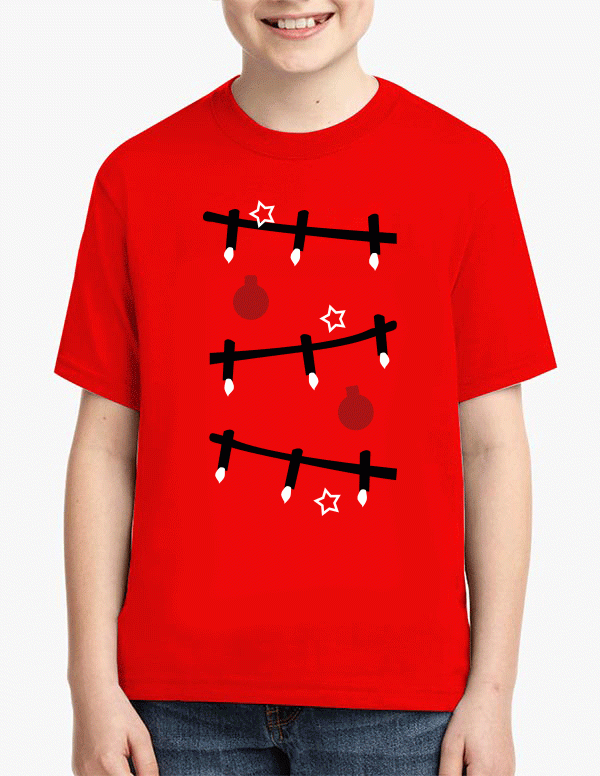 Christmas Lights LED T-shirt