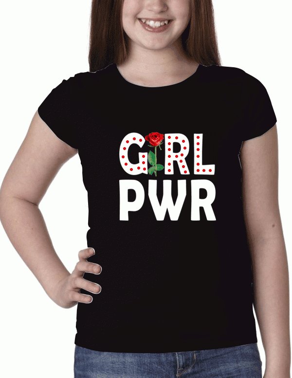 Girl Power LED T-shirt