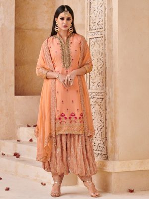 Georgette With Embroidery Work Salwar Suits