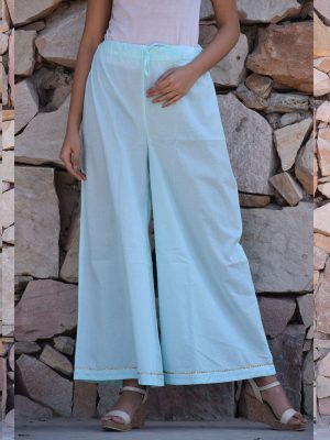 Ethnic Gher Pleated Kurta Plazzo And Dupatta