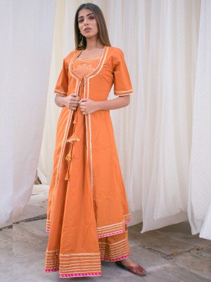 Brown Omaana Kurta Sets