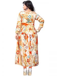 Multi Color Reyon Print Kurti