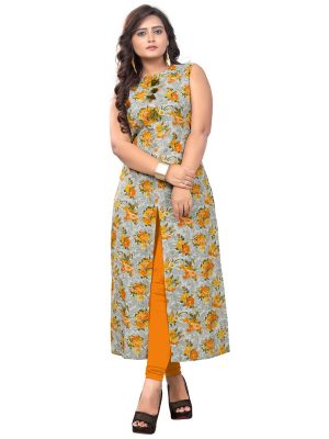 Multi Color Cotton Print Kurti