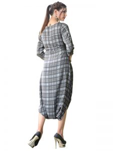 Grey Reyon Print Kurti