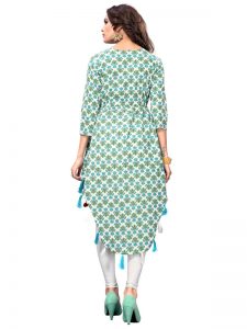 Multi Color Cotton Printed Kurti