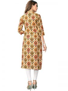 Multi Color Cotton Printed Kurti