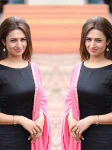 Black Color Semi Stitched Straight Dress Material In Cotton Fabric