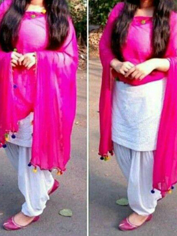 Plain cotton salwar best sale suit